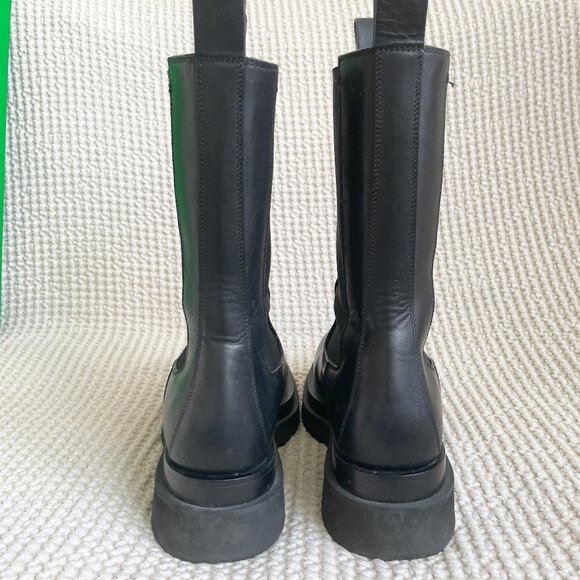 Bottega Veneta Lug Boots Black 36.5 - Picture 3 of 11